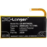 Battery for Motorola XT1962-1 JG30 3.85V Li-Polymer 2900mAh / 11.17Wh