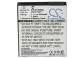 Battery for Sagem MY-200 252917987, 253030172 3.7V Li-ion 650mAh / 2.4Wh