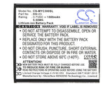 Battery for Myphone C-Smart BM-03 3.7V Li-ion 1500mAh / 5.55Wh