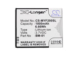 Battery for Myphone Fun 2 BM-01 3.7V Li-ion 1800mAh / 6.66Wh