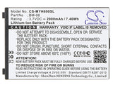 Battery for Myphone H-Smart BM-06 3.7V Li-ion 2000mAh / 7.40Wh