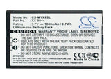 Battery for Sagem MYX8 XX-8944 3.7V Li-ion 1000mAh
