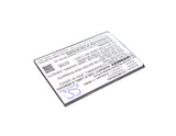 Battery for NAVON Mizu V8 1ICP4/62/73 3.8V Li-Polymer 2100mAh / 7.98Wh