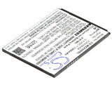 Battery for NAVON Mizu X5 ICP4/56/68 3.7V Li-ion 1300mAh / 4.81Wh