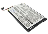 Battery for Navigon 40 Plus 384.00035.005, 8390-ZC01-0780 3.7V Li-Polymer 1200mA