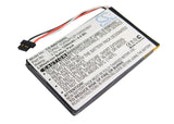 Battery for Navigon 70 Easy Topaz, TOPAZPCZF1045003501 3.7V Li-Polymer 1200mAh