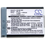 Battery for Canon PowerShot G9X M2 NB-13L 3.7V Li-ion 1250mAh / 4.63Wh