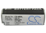 Battery for Canon IXY 3 NB-9L 3.6V Li-ion 600mAh
