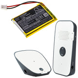 Battery for NUK Eco Control Audio 530D plus  1ICP5/38/55 3.7V Li-Polymer 1200mAh