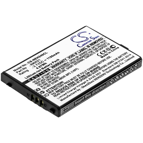 Battery for NEC MH240 690021 3.7V Li-ion 1100mAh / 4.07Wh