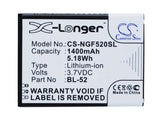 Battery for NGM Forward Young BL-52 3.7V Li-ion 1400mAh / 5.18Wh