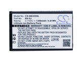 Battery for Microsoft Lumia 532 BV-5J 3.7V Li-ion 1300mAh / 4.81Wh