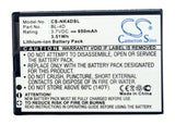 Battery for Nokia E5 BL-4D 3.7V Li-ion 950mAh / 3.52Wh