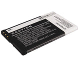 Battery for Nokia C6-00 BL-4J 3.7V Li-ion 1200mAh / 4.44Wh
