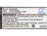 Battery for Microsoft Lumia 730 Dual SIM BL-T5A, BV-T5A 3.8V Li-Polymer 1900mAh 