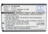 Battery for DEASY TS1218 3.7V Li-ion 750mAh / 2.78Wh