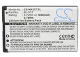 Battery for Nokia C5 BL-5CT 3.7V Li-ion 1000mAh
