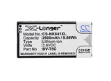 Battery for Nokia Lumia 640 BV-T5C 3.8V Li-ion 2600mAh / 9.88Wh