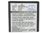 Battery for Nokia 9300 BP-6M 3.7V Li-ion 700mAh / 2.59Wh