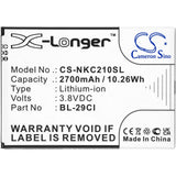 Battery for Nokia C21  BL-29CI 3.8V Li-ion 2700mAh / 10.26Wh