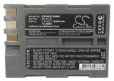 Battery for Nikon DSLR D700 EN-EL3e 7.4V Li-ion 2000mAh / 14.80Wh