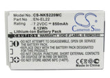 Battery for Nikon 1 S2 EN-EL22 7.2V Li-ion 850mAh / 6.12Wh