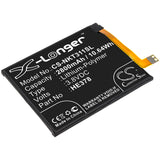 Battery for Nokia TA1141  HE378 3.8V Li-Polymer 2800mAh / 10.64Wh