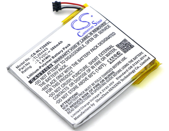 Battery for Nest Thermostat E GB-S10-284449-0100, TL284443 3.7V Li-Polymer 380mA