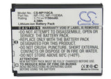 Battery for Casio Exilim EX-ZR10 NP-110, NP-110DBA, NP-110L 3.7V Li-ion 1150mAh