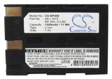 Battery for MINOLTA Minolta Maxxum 7D NP-400 7.4V Li-ion 1500mAh / 11.10Wh
