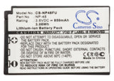 Battery for Fujifilm XQ1 NP-48 3.6V Li-ion 850mAh / 3.06Wh