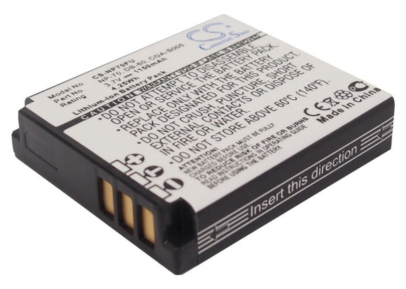 Battery for Panasonic Lumix DMC-FX8-A CGA-S005, CGA-S005A, CGA-S005A/1B, CGA-S00