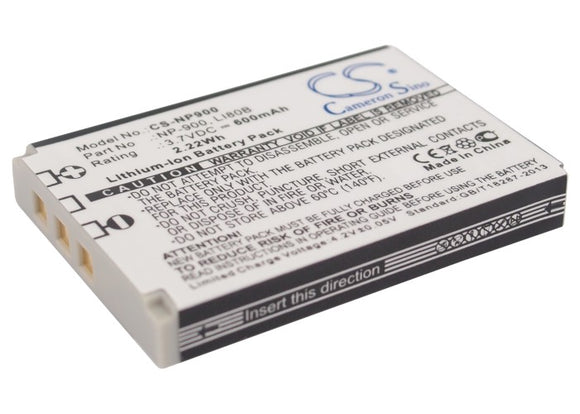 Battery for Avant S6 02491-0015-00, 02491-0037-00, BATS4, NP-900 3.7V Li-ion 600
