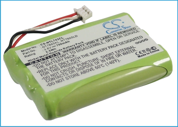 Battery for Spectralink 7420 84743411 3.6V Ni-MH 700mAh / 2.52Wh