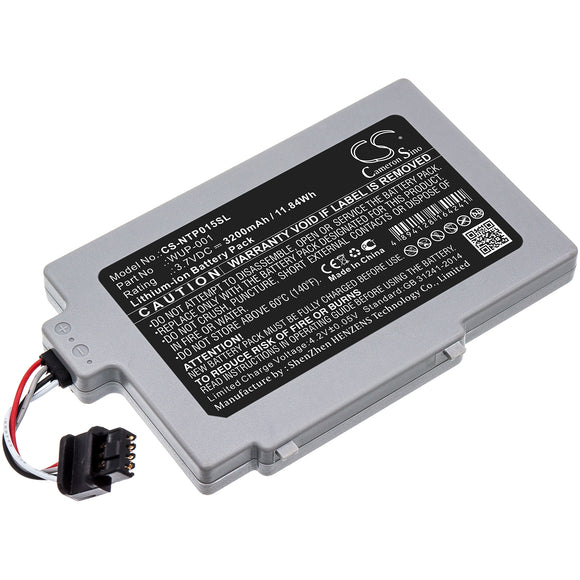 Battery for Nintendo Wii U GamePad WUP-001 WUP-001 3.7V Li-ion 3200mAh / 11.84Wh