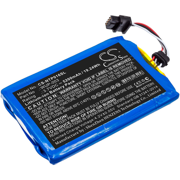 Battery for Nintendo Wii U GamePad WUP-003 WUP-003 3.7V Li-ion 5200mAh / 19.24Wh
