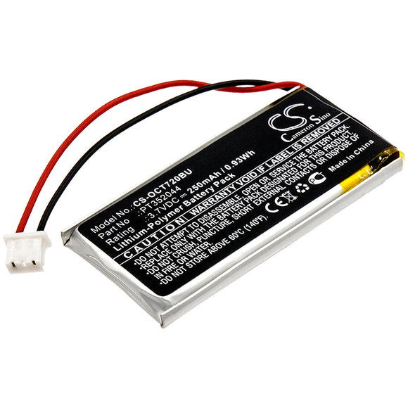 Battery for Oracle Tablet 721 PT352044 3.7V Li-Polymer 250mAh / 0.93Wh