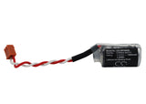 Battery for Omron CJ1G CPM2A-BAT01 3.6V Li-MnO2 1000mAh / 3.60Wh