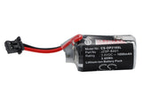 Battery for Toshiba JZSP-BA01-1 JZSP-BA01, JZSP-BA01-1 3.6V Li-MnO2 1000mAh / 3.