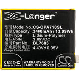 Battery for OPPO A7x Dual SIM BLP683 3.85V Li-Polymer 3400mAh / 13.09Wh