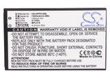 Battery for OPPO R801 BLP515 3.7V Li-ion 1200mAh / 4.4Wh