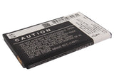 Battery for OPPO R801 BLP515 3.7V Li-ion 1450mAh / 5.36Wh