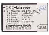 Battery for OPPO R801 BLP515 3.7V Li-ion 1450mAh / 5.36Wh