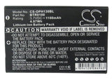 Battery for Denso BHT500 BT-50L 3.7V Li-ion 1100mAh / 4.07Wh