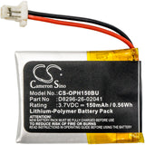Battery for Opticon H-25 1D D8296-26-02041 3.7V Li-Polymer 150mAh / 0.56Wh