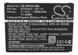 Battery for Opticon H-25 2D 02-BATLION-21, 0B25-001M000, 2ICP48/65/11-2, BTR0600