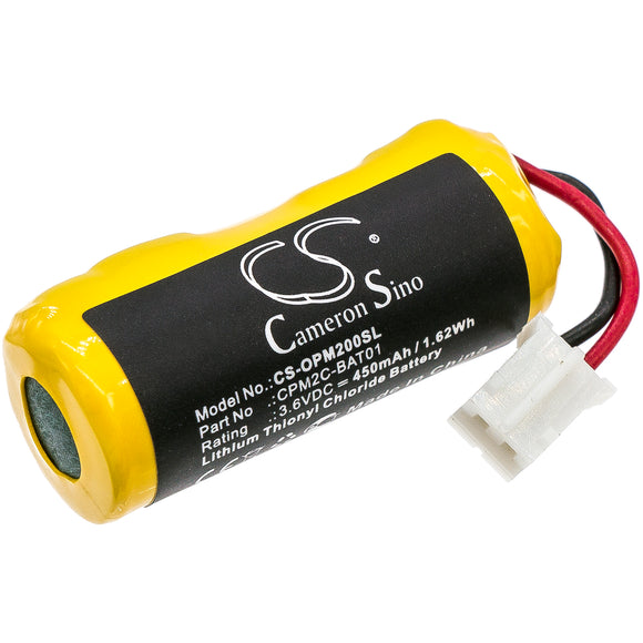 Battery for Omron CPM2C CPM2C-BAT01 3.6V Li-SOCl2 450mAh / 1.62Wh