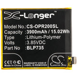 Battery for OPPO CPH1989  BLP735 3.85V Li-Polymer 3900mAh / 15.02Wh