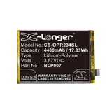 Battery for OPPO Reno7 Z 5G  BLP907 3.87V Li-Polymer 4400mAh / 17.03Wh