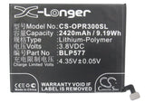 Battery for OPPO R7005 BLP577 3.8V Li-Polymer 2420mAh / 9.20Wh